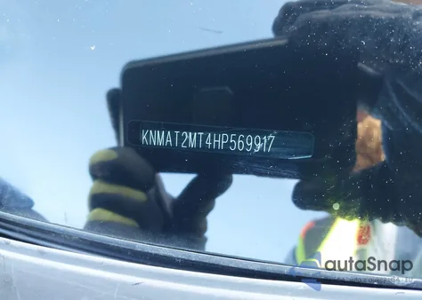 2017 Nissan Rogue S из США, поврежденный, VIN KNMAT2MT4HP569917